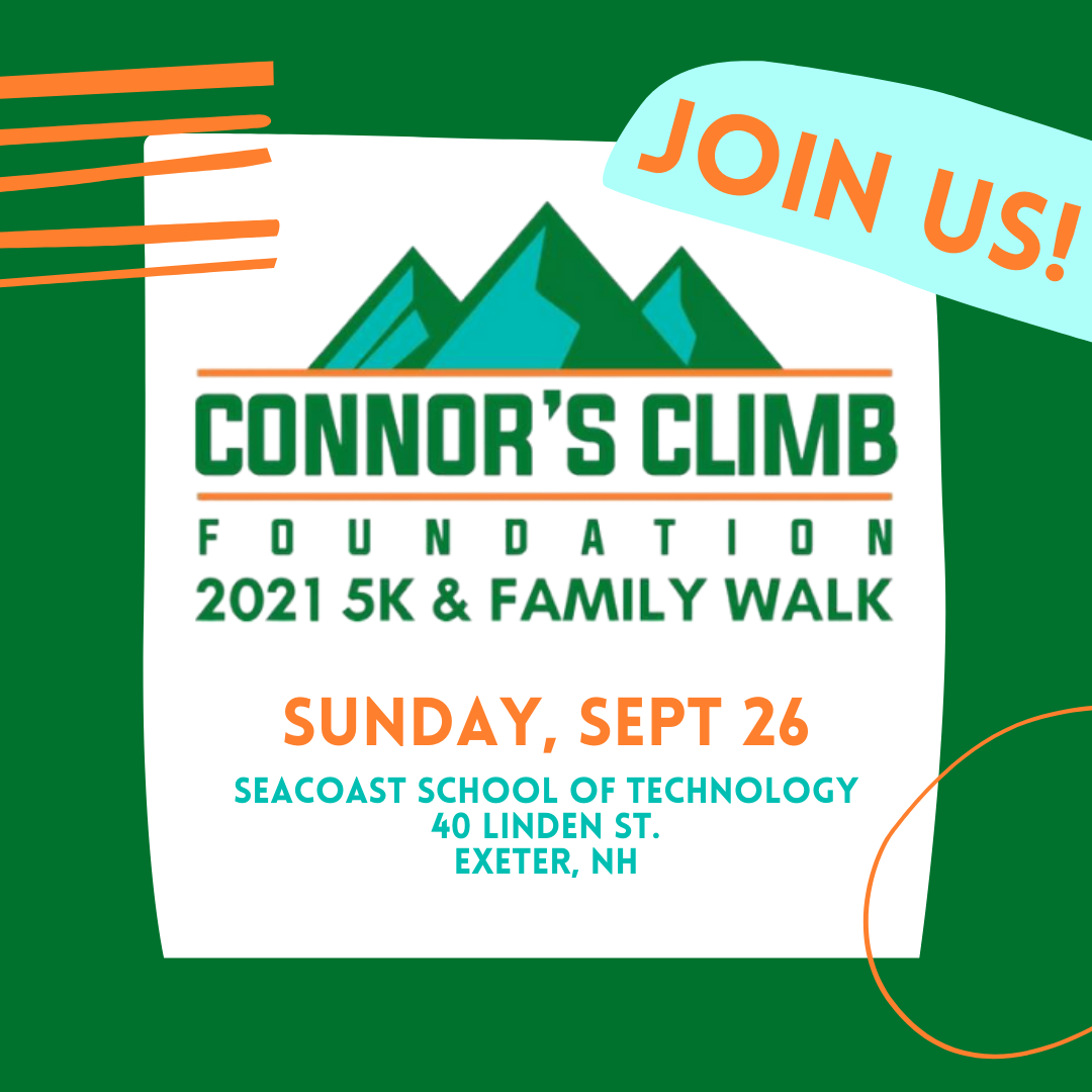 Connor's Climb 5k Family Walk flyer