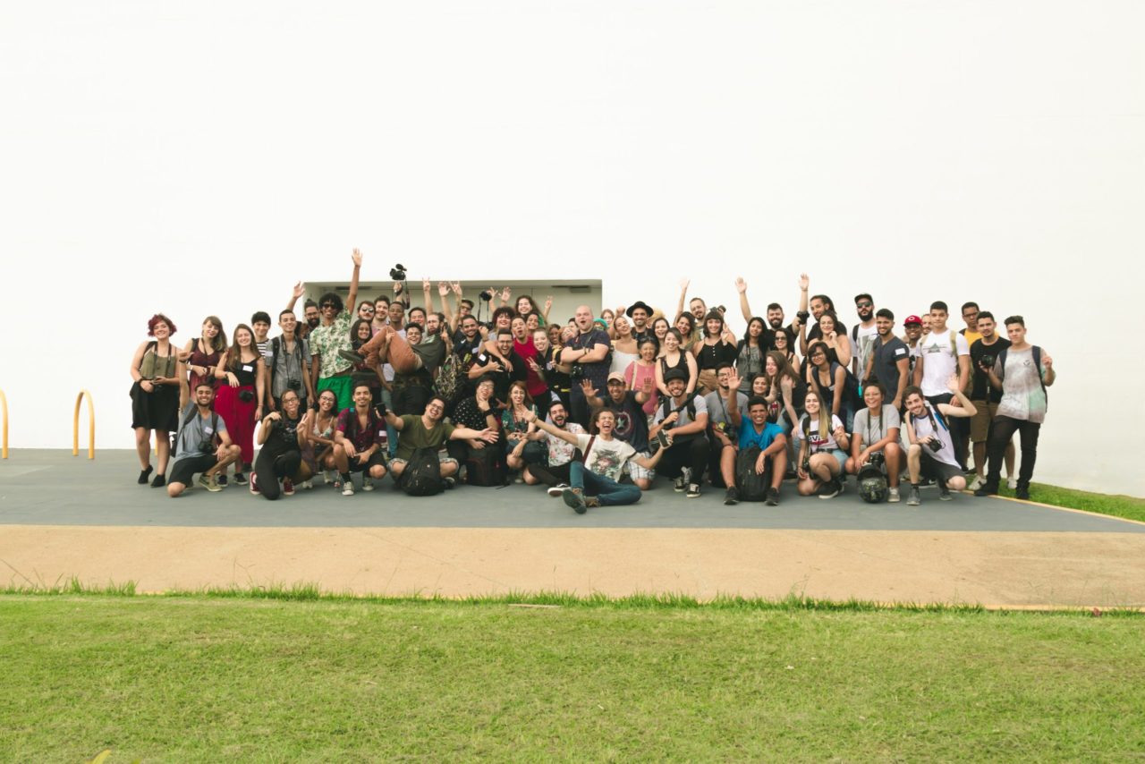 group photo of a community event