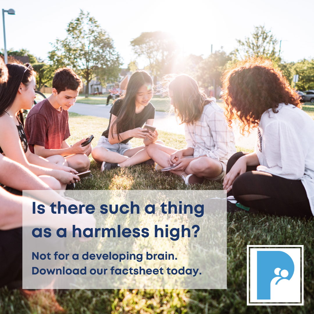 Is there such a thing as a harmless high? Not for a developing brain.