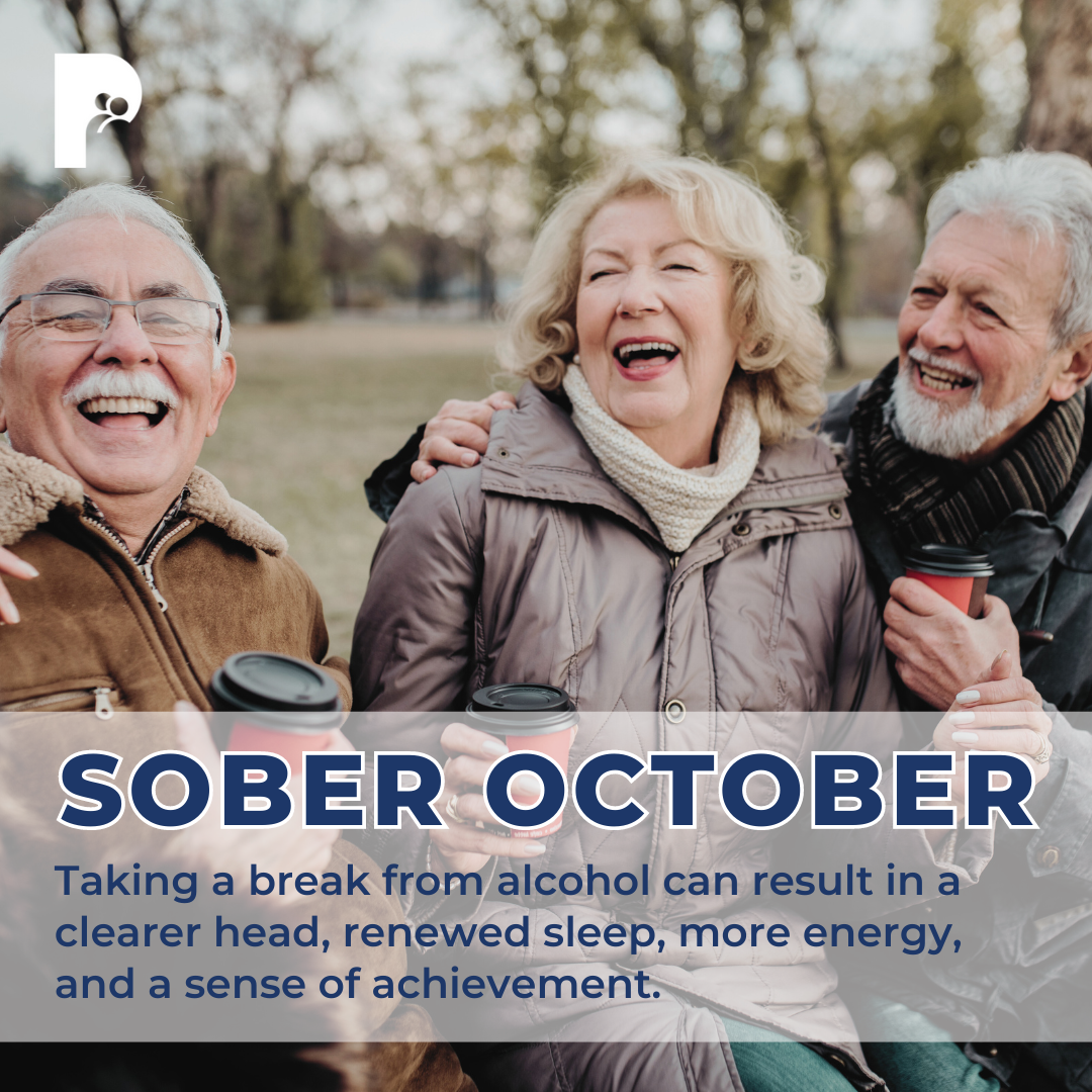 SOBER OCTOBER Taking a break from alcohol can result in a clearer head, renewed sleep, more energy, and a sense of achievement.