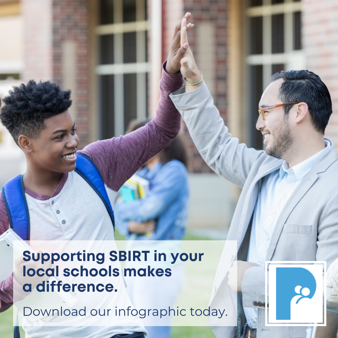 Supporting SBIRT in your local schools makes a difference. Download our infographic today.