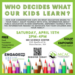 WHO DECIDES WHAT OUR KIDS LEARN? Event Flyer